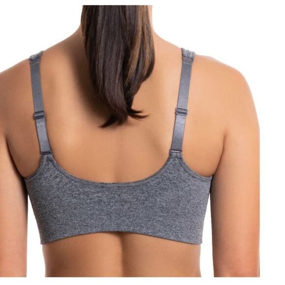 *Puma Women's Seamless Sports Bra - 2 Pack Black/Grey - No Boxes - SMALL - Picture 5 of 7
